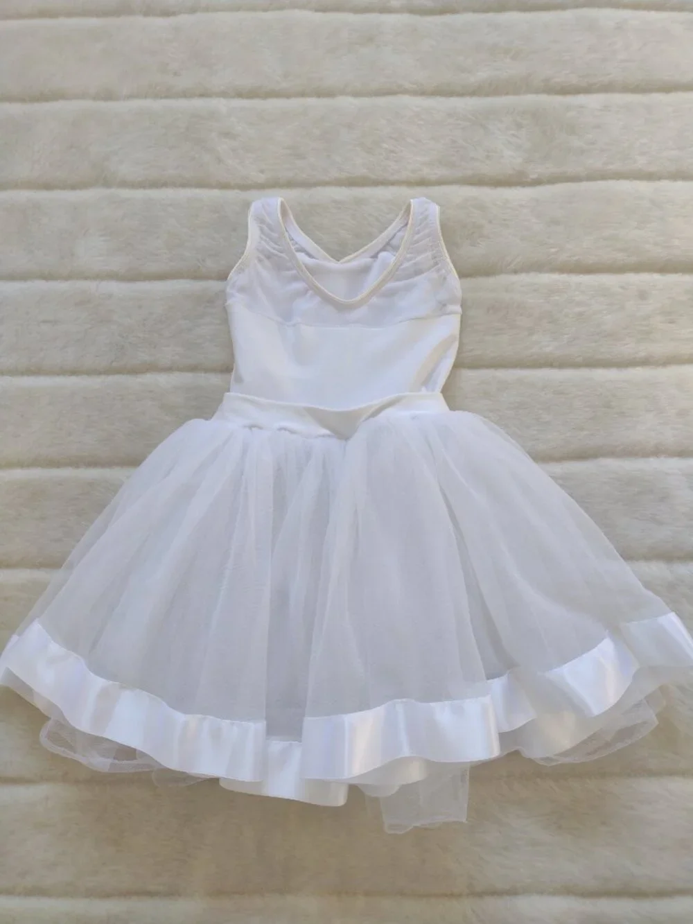 Revolution Dance Costume Girls XSC White CC20310
